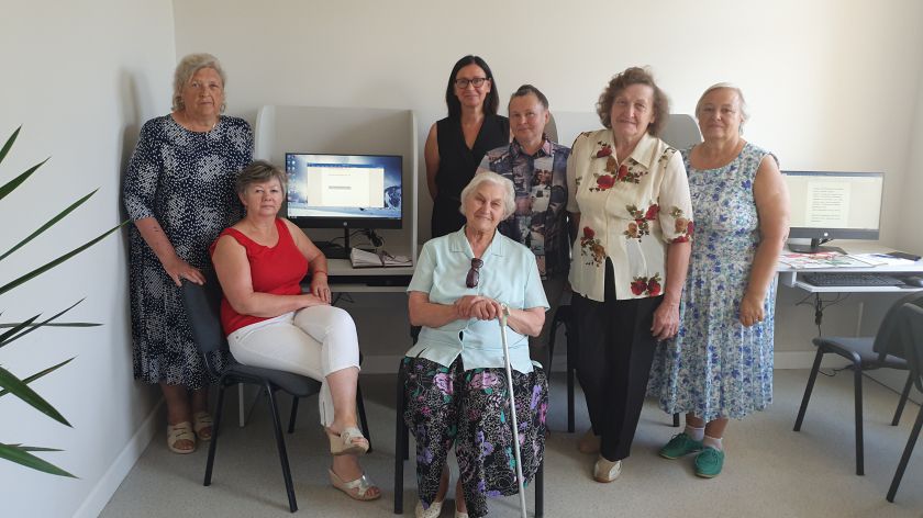 Aktyvi kaišiadoriškė Birutė: „Nenurašykite“ savęs. Išdrįskite bibliotekoje paklausti, kaip naudotis internetu“